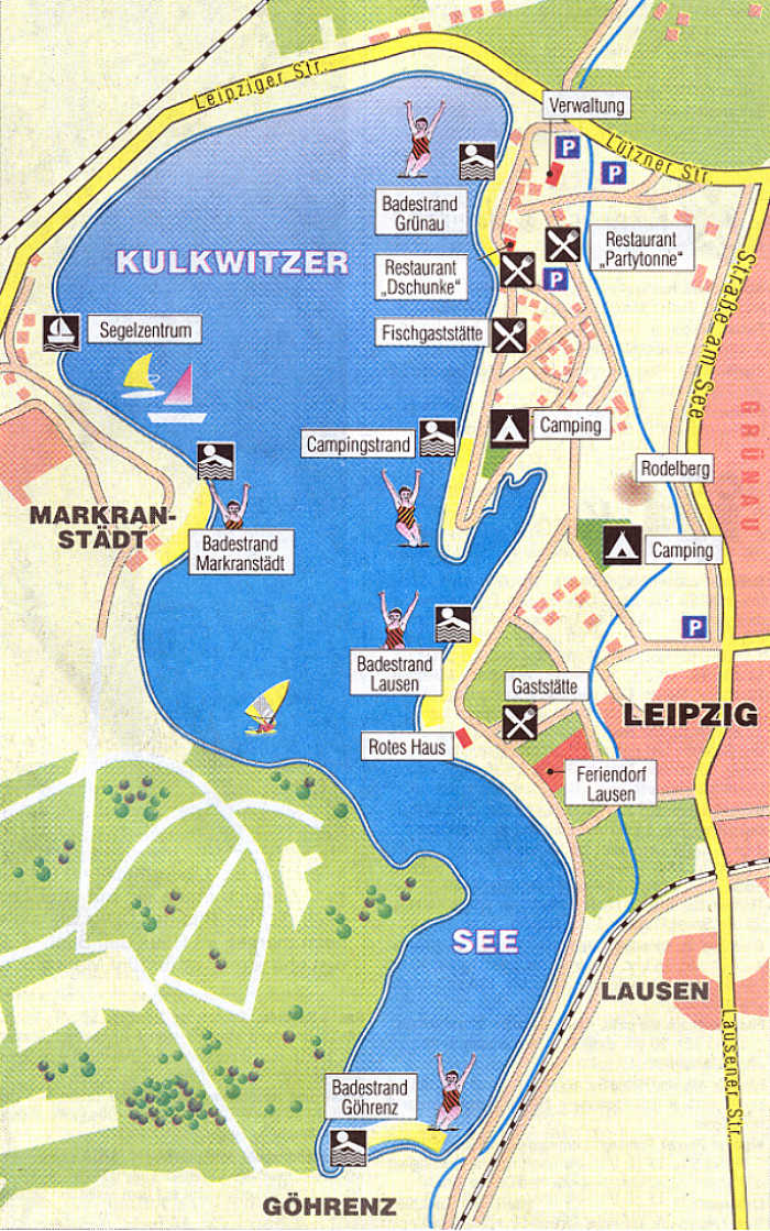 Kulkwitz-Strand-Karte