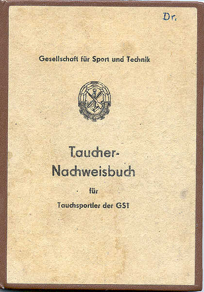 GST-Taucher-Nachweisbuch